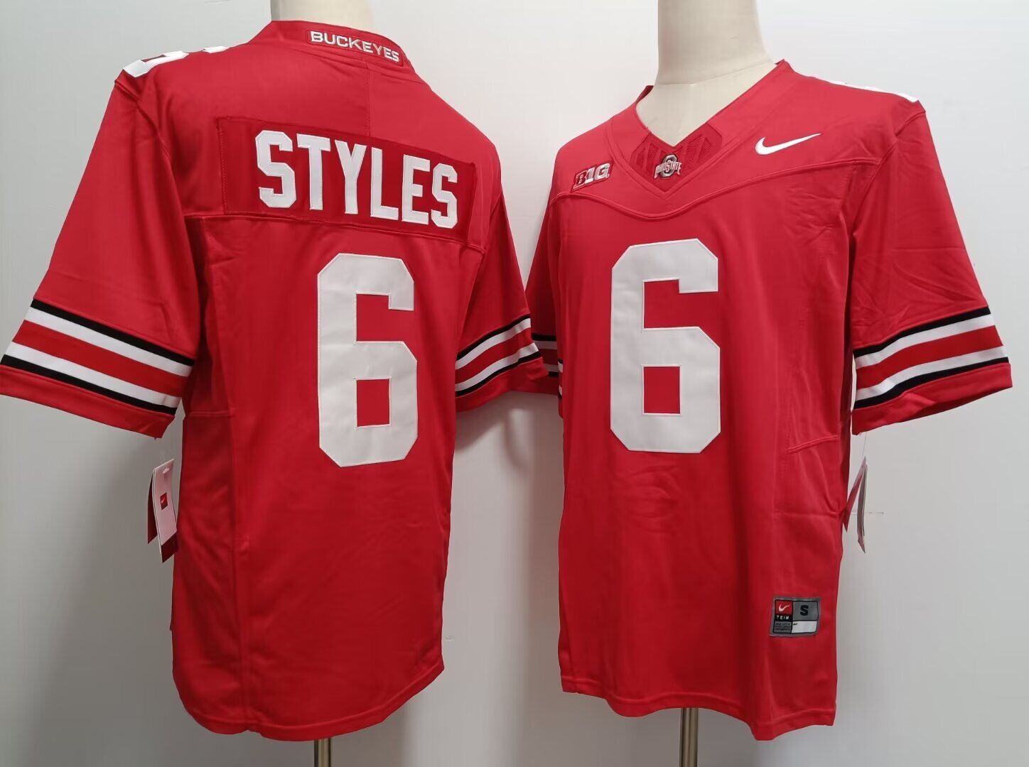 NCAA Men Ohio State Buckeyes #6 Sonny Styles red  Nike jersey->ncaa teams->NCAA Jersey